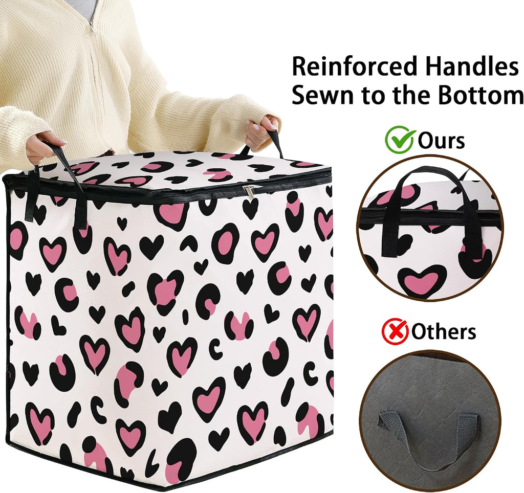 2pcs blanket storage bag for under bed,closet organizers 95L