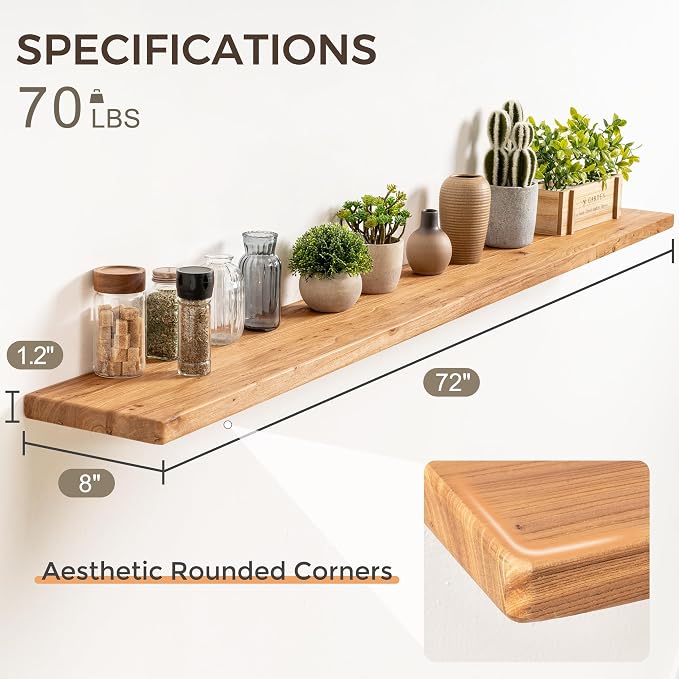 Fun Memories 72 Inch Floating Shelves - Image 3