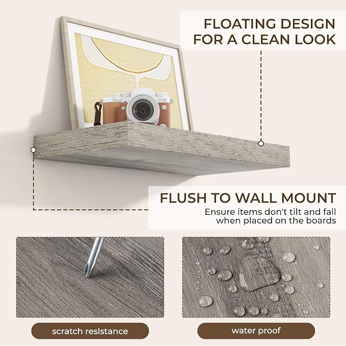 RICHFOCUS 16Inch Floating Shelves - Image 6