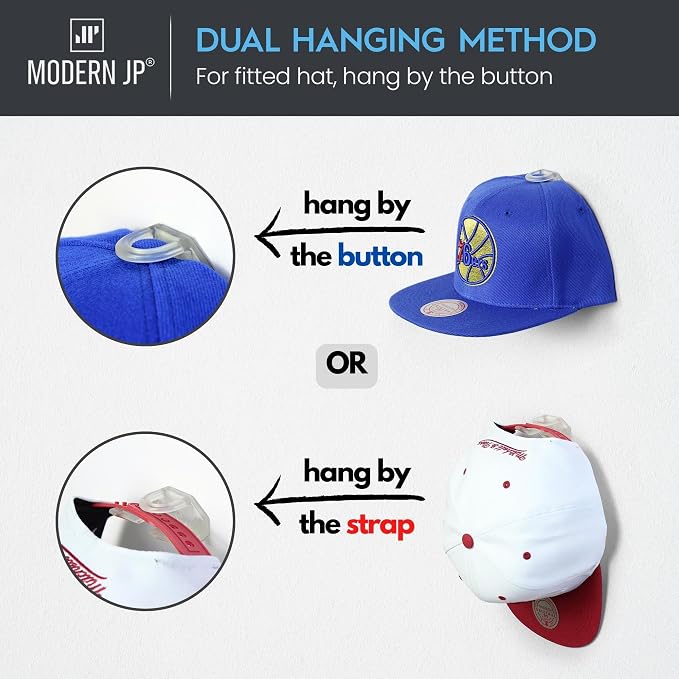 Modern JP Adhesive Hat Hooks for Wall - Image 4