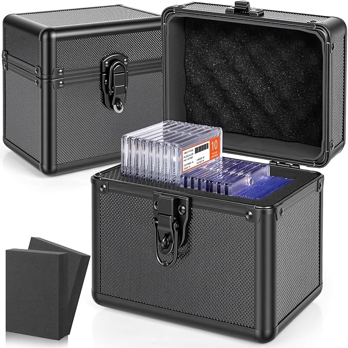 Graded Card Storage Box, Top Loader Boxes, Sports Trading Card Storage Case by Unknown