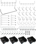 Pegboard Hooks, with Bins, Peg Locks, by FRIMOONY