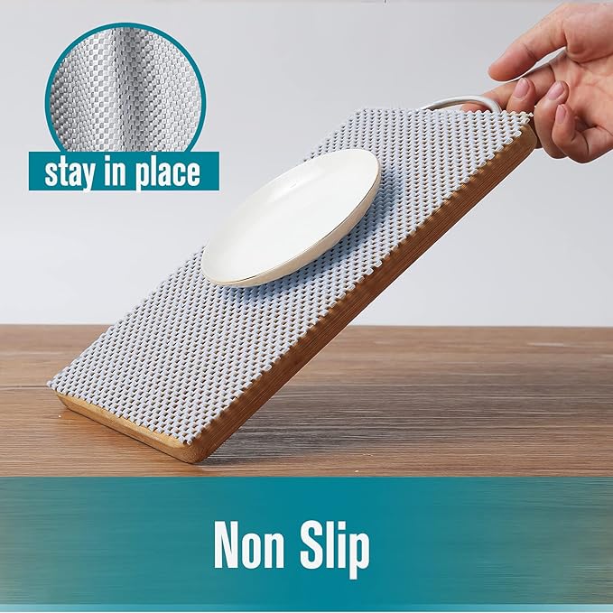 Shelf and Drawer Liner, Non-Adhesive Non Slip and Grip Durable Clean Pad Full - Image 4