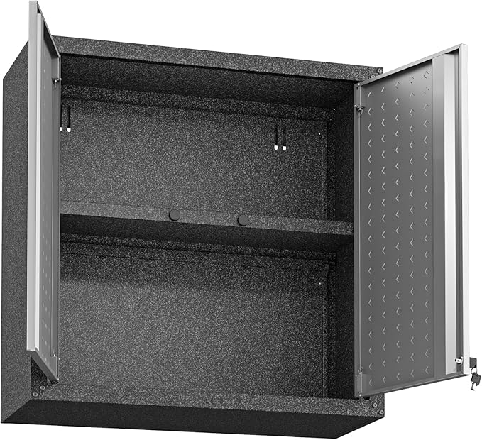 Manhattan Comfort Dual Fortress Floating Garage Storage Cabinet - Image 6