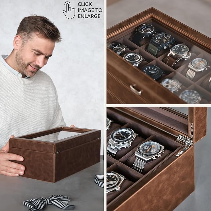 TAWBURY 24 Slot Watch Box for Men - Image 4