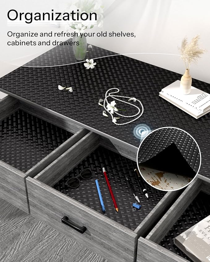 Shelf and Drawer Liner for Kitchen Cabinet, Non-Adhesive 24in x 360in - Image 5