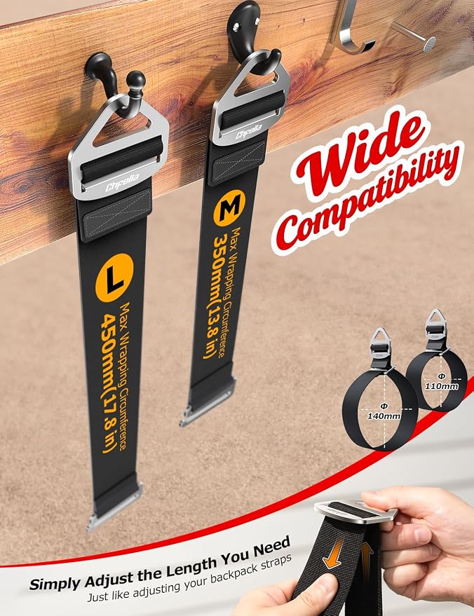 2025 Stocking Stuffers for Men, 6 Pack One Hand Operate Gravity Tighten - Image 5
