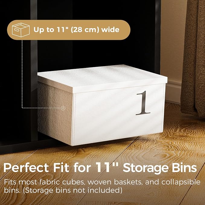 COMHOMA 6 Wood Cube Storage Organizer - Image 4