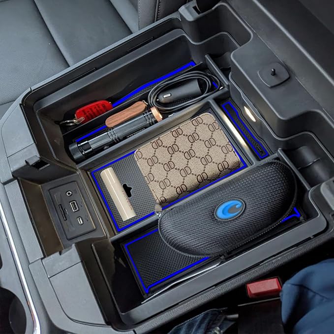 Full Size Center Console Armrest Box Organizer Tray - Image 6