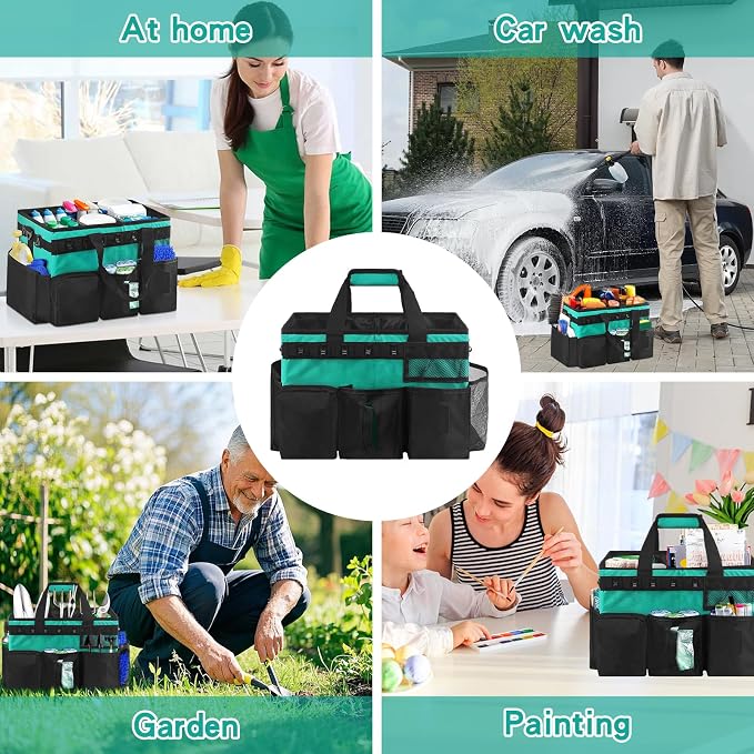 Wearable Cleaning Caddy Bag, WithDetachable Divider cleaning bags - Image 8