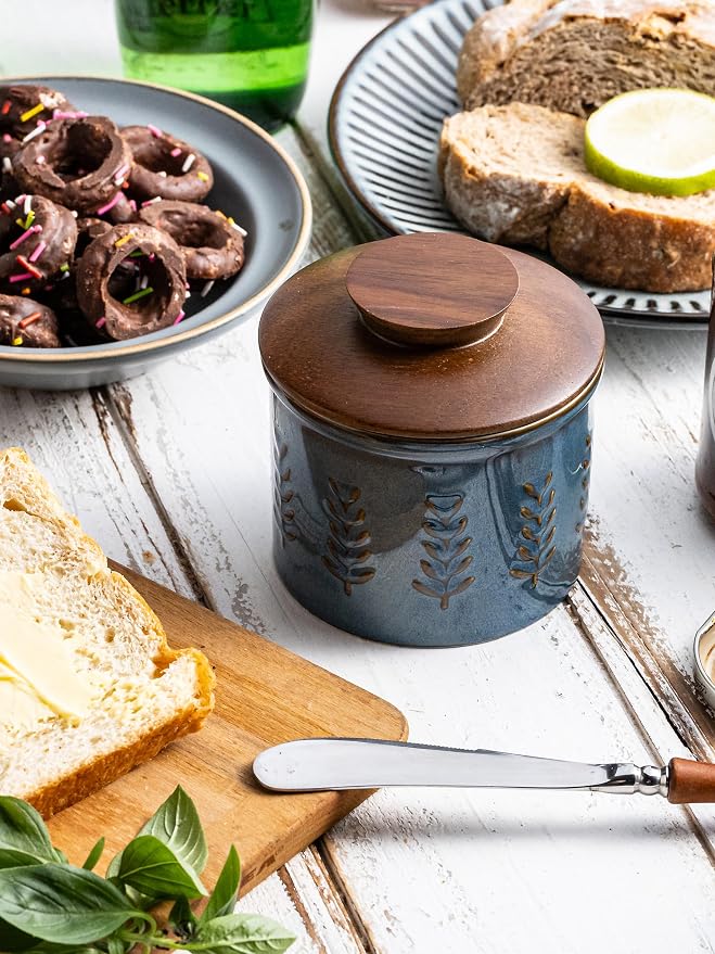 Ceramic Butter Dish with Lid, Butter Crock - Image 9