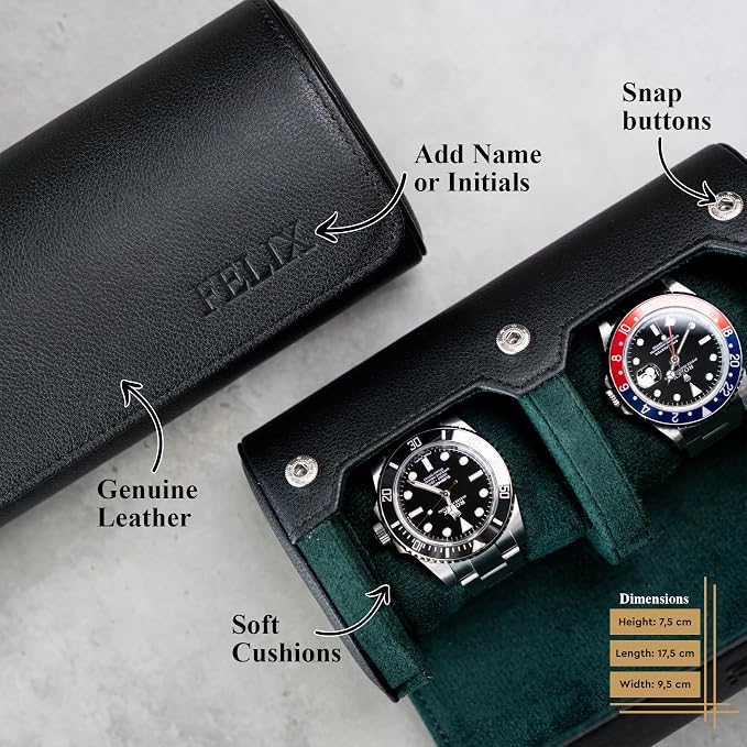 DailyWatch | Personalized Watch Roll Travel Case - Image 5