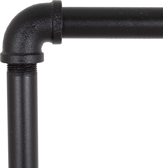 Industrial Pipe Double Rail Clothing Rack by William Robert's Vintage - Image 6