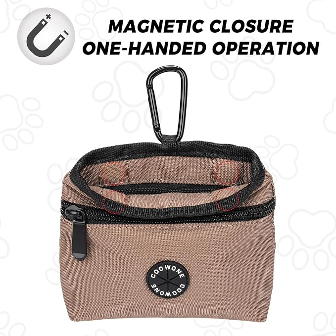 COOWONE Dog Treat Pouch with Pet Training Clicker, Detachable Dog Puppy - Image 2