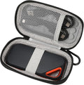 Hard Case for Sandisk Extreme Pro/Sandisk Extreme Portable External SSD 128GB by TUNYINSH