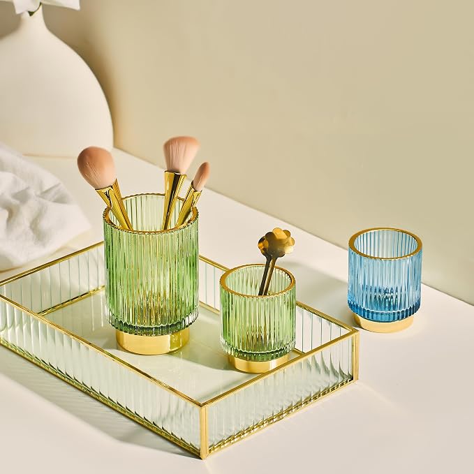Makeup Brush Holder Organizer, Toothbrush Holders, Desk Pen Pencil Holder - Image 6