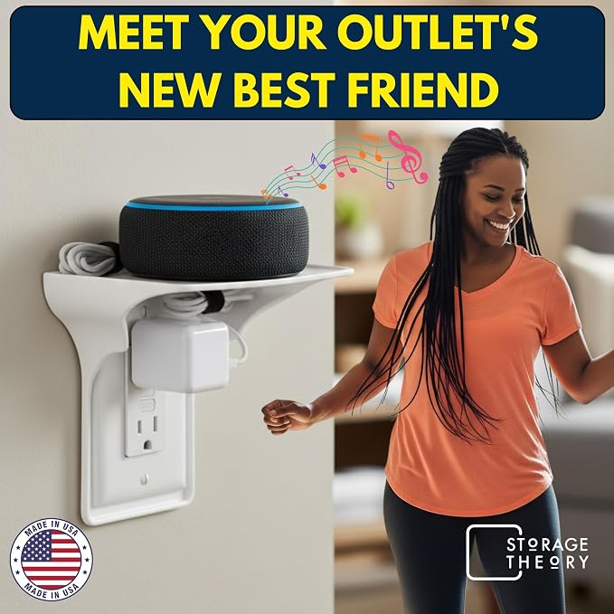 BeraTek Power Perch Wall Outlet Shelf - Image 3