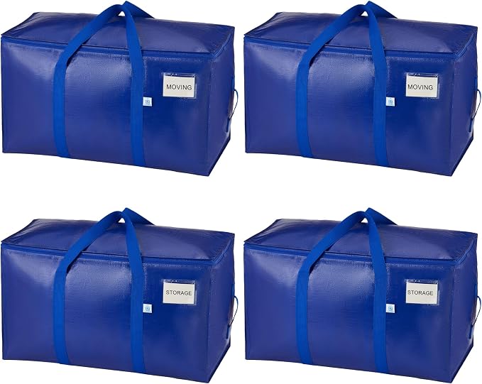 VENO 4 Pack Moving Bags, Upgraded Heavy Duty, Moving Boxes Alternative by Veno