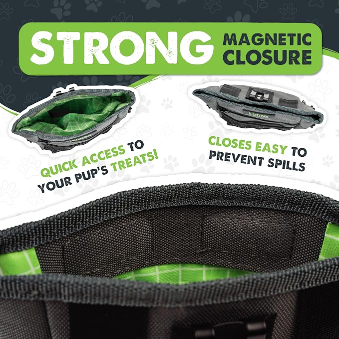 Mighty Paw Dog Treat Pouch | No Spill Magenetic Clasp - Image 2