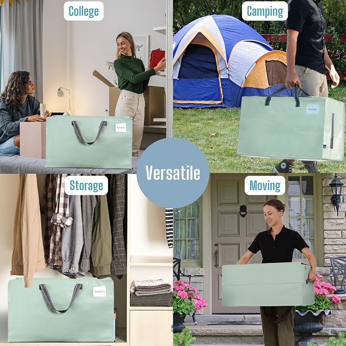VENO 6 Pack Moving Bags and Large Christmas Decoration Storage Bins - Image 7