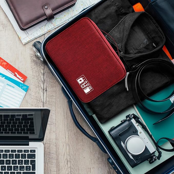 SELLYFELLY Electronics Organizer Travel Universal Cable Organizer Bag - Image 9
