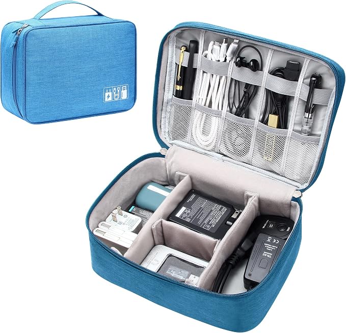 SELLYFELLY Electronics Organizer Travel Universal Cable Organizer Bag by SELLYFELLY