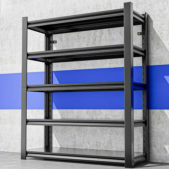Garage Shelving Unit, 5 Tier Industrial Shelving Shelf Metal Shelves by HzdbhdGarageShelving