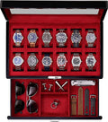ROTHWELL 12-Slot Piano Black Watch Box by RothwellSanFrancisco