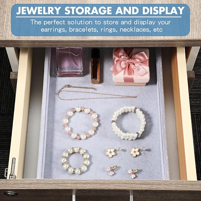 Quelay Stackable Jewelry Tray Jewelry Organizer Tray Showcase Display Empty - Image 4