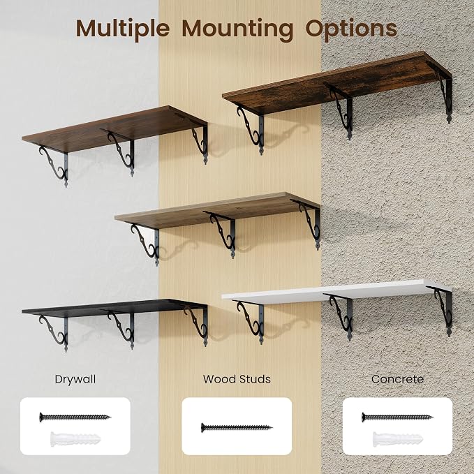RICHFOCUS 12 Inch Deep Floating Shelves - Image 6