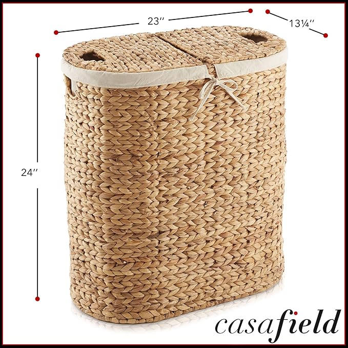 Casafield Oval Laundry Hamper - Image 7