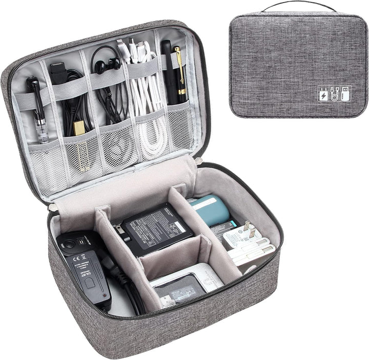 Electronics Organizer Travel Cable Organizer Bag Waterproof Portable