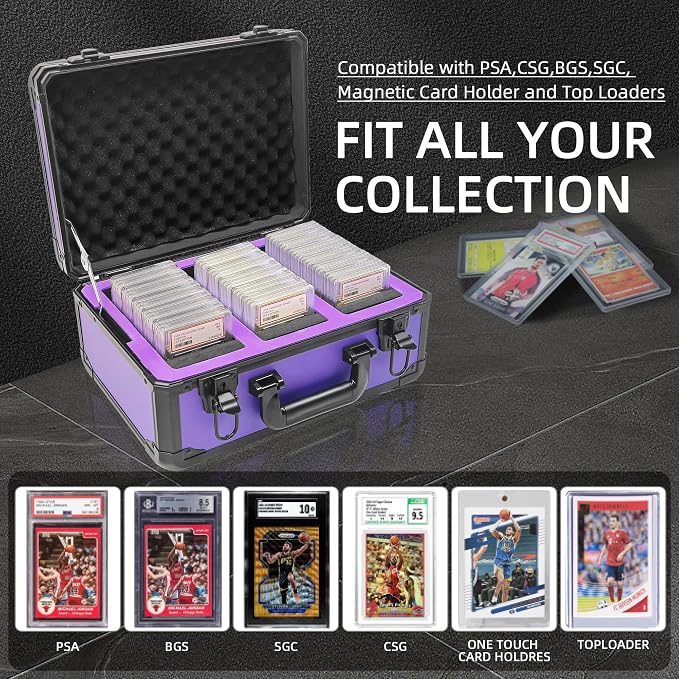 Graded Card Storage Box; Durable Sports, PSA Card Storage Case- Trading Card - Image 5
