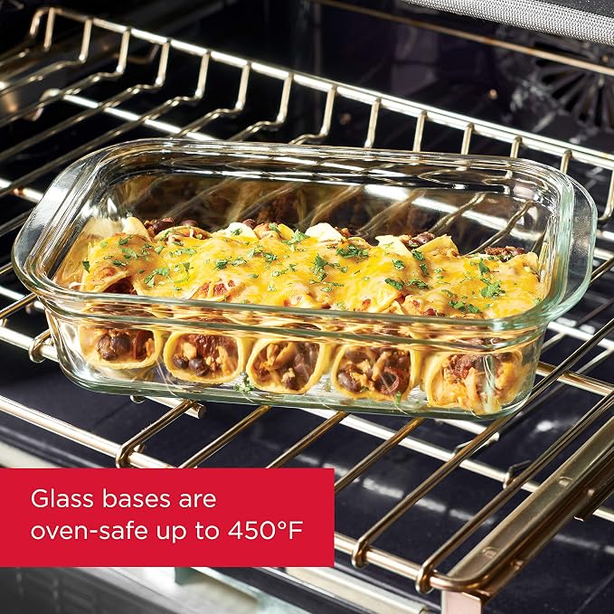 Rubbermaid Brilliance Glass Food Storage Containers, 3.2 Cup, Leak-Proof - Image 3