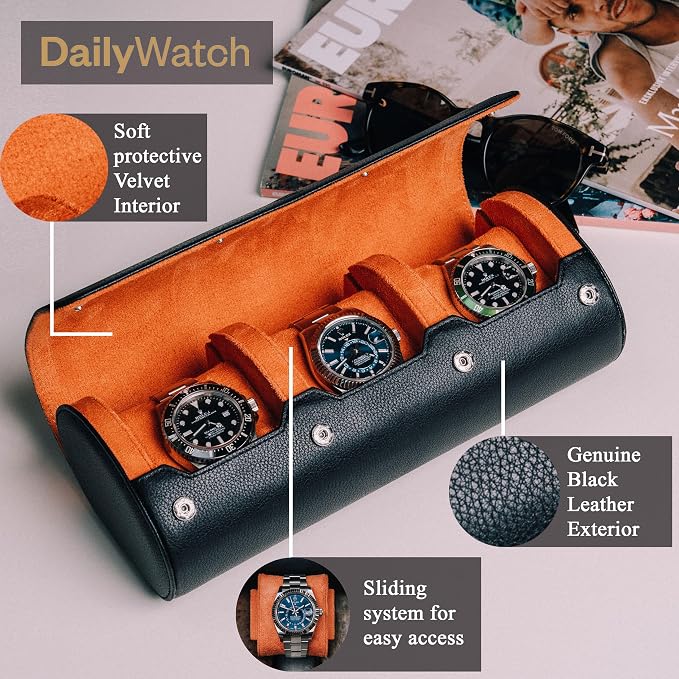 DailyWatch | Personalized Watch Roll Travel Case - Image 4