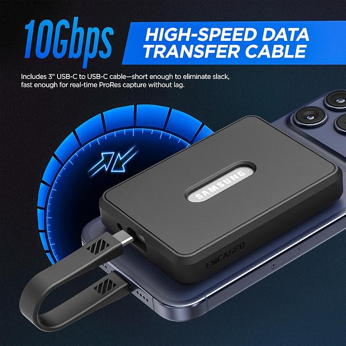 Encased Magnetic Case for Samsung T7 Portable SSD - Image 3