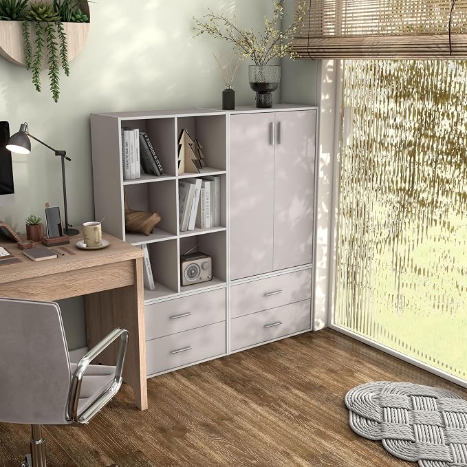 Homes: Inside + Out Apexa 3-Tier Stackable Wood Bookcase - Image 6