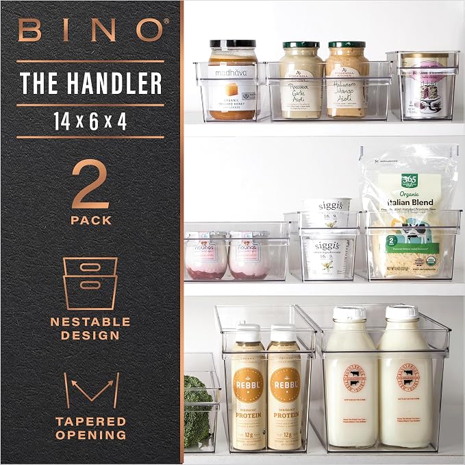 BINO | Plastic Storage Bins, Medium | THE HANDLER COLLECTION | Multipurpose - Image 2