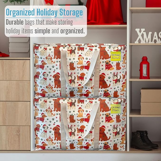 VENO 4 Pack Moving Bags and Large Christmas Storage Bins - Image 6