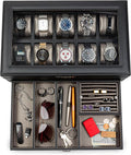 HOUNDSBAY Yachtsman Watch Box Organizer | Luxury Jewelry Organizer by HOUNDSBAY
