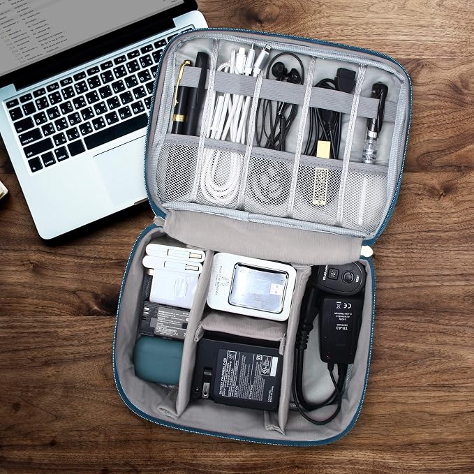 SELLYFELLY Electronics Organizer Travel Universal Cable Organizer Bag - Image 5