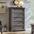 T4TREAM Farmhouse 5 Drawer Dresser by T4TREAMFurniture
