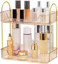 2 Tier Bathroom Organizer Countertop Makeup Perfume Tray Skincare Organizer by AKINBAS