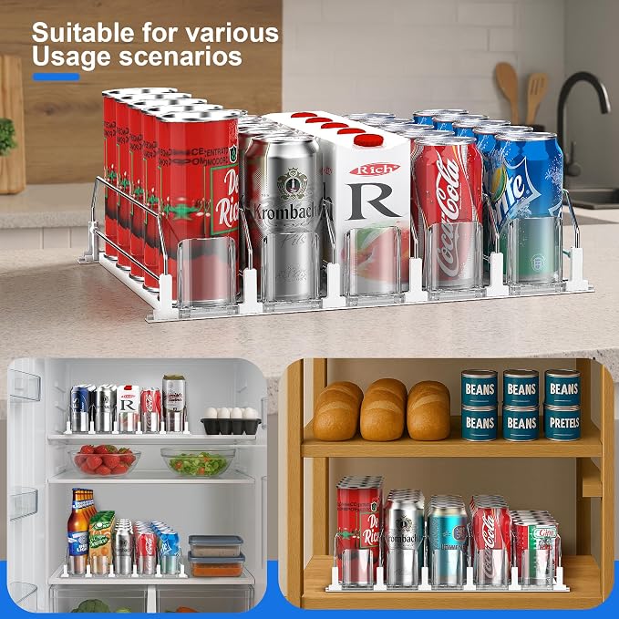 Drink Organizer for Fridge, Upgraded Drink dispenser for fridge, Automatic - Image 5