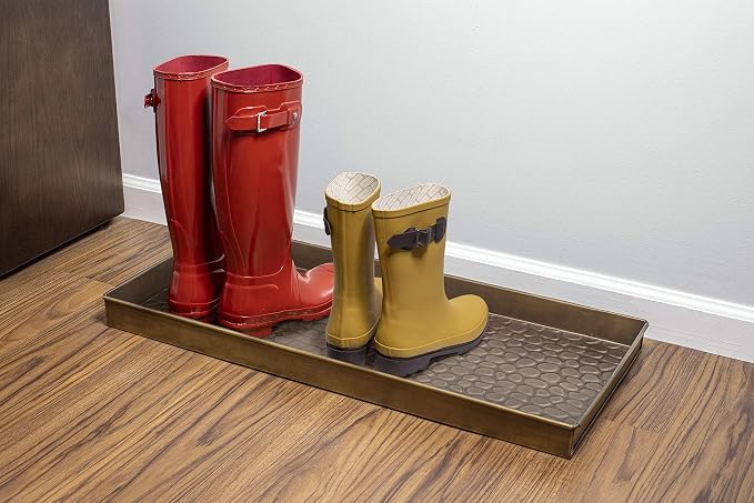 Good Directions Medium Boot Tray, Pebbles Multi-Purpose All Weather Decorative - Image 4