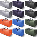 12 Pack Heavy Duty Extra Large Moving Bags W/Backpack Straps by VELVETSURE