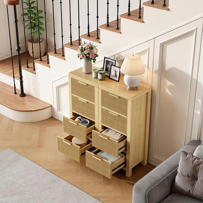 Modern 8-Drawer Solid Wood Dresser - Image 4