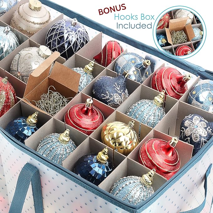 Large Christmas Ornament Storage Box - Image 7