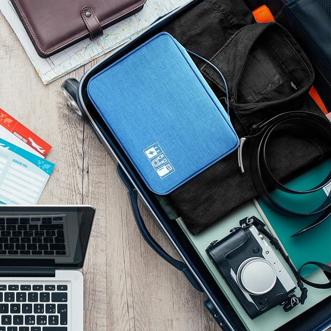 SELLYFELLY Electronics Organizer Travel Universal Cable Organizer Bag - Image 9