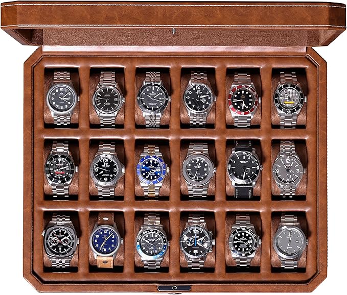 ROTHWELL 18-Slot Watch Case – Luxury Watch Box by RothwellSanFrancisco